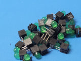 (4 PCS) 550-2205 DIALIGHT LED Uni-Color Green 563nm 2-Pin Bulk
