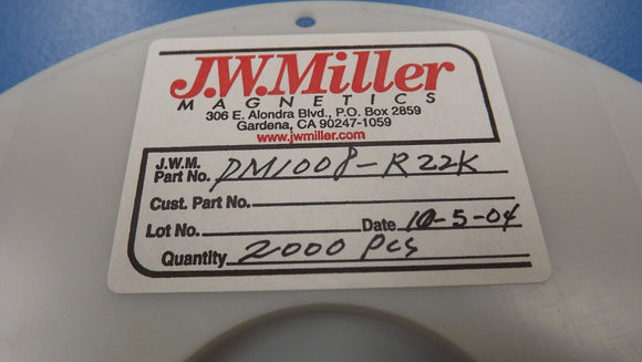 (20PC) PM1008-R22K 220 nH Unshielded Drum Core, Inductor 500 mA 840mOhm 1008