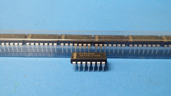 (10 PCS) SN74ALS74AN TI IC FF D-TYPE DUAL 1BIT 14DIP