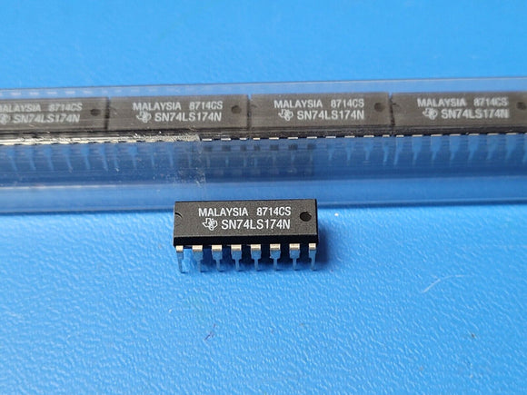 (10 PCS) SN74LS174N IC FF D-TYPE SNGL 6BIT 16DIP TI