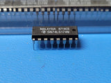 (10 PCS) SN74LS174N IC FF D-TYPE SNGL 6BIT 16DIP TI