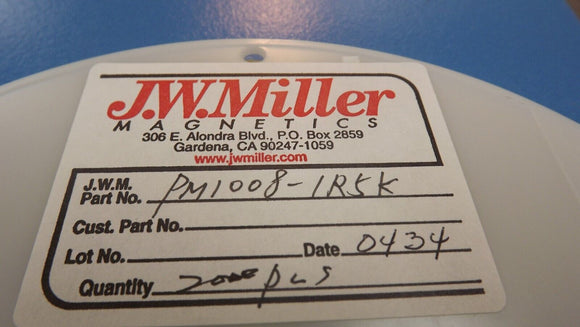 (2,000 PC) PM1008-1R5K 1.5 µH Unshielded Drum Core, Inductor 330 mA 2.3Ohm 1008