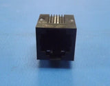 (25PCS) 555165-5 RJ-11 F 6 POS 2.54mm Solder RA Thru-Hole 6 Terminal 1 Port