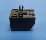 (25PCS) 555165-5 RJ-11 F 6 POS 2.54mm Solder RA Thru-Hole 6 Terminal 1 Port