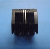 (176PCS) 555165-5 RJ-11 F 6 POS 2.54mm Solder RA Thru-Hole 6 Terminal 1 Port