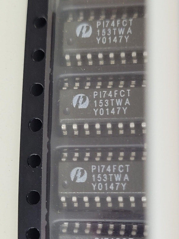 (25 PCS) PI74FCT153ATW Multiplexer 2 Func 4 Line Input 1 Line Output CMOS SOIC16