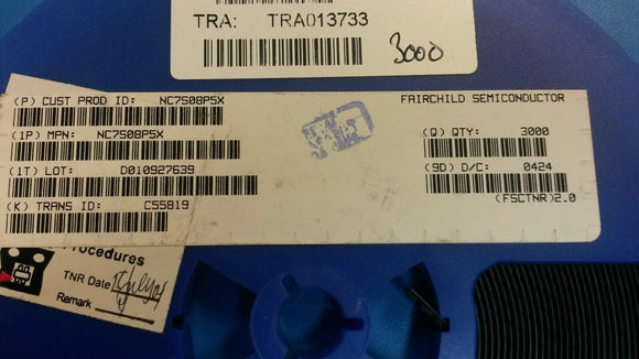 (25 PCS) NC7S08P5X FAIRCHILD SEMI AND Gate 1-Element 2-IN CMOS 5-Pin SC-70 T/R