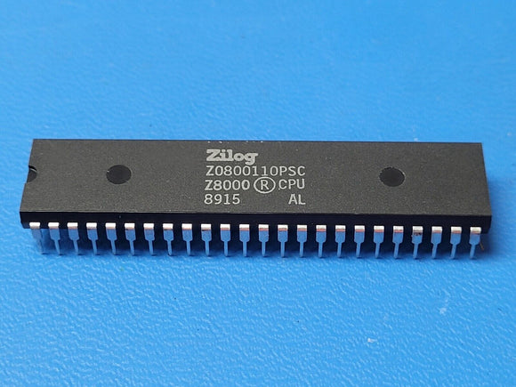 (1 PC) Z0800110PSC ZILOG RISC Microprocessor, 16-Bit, 10MHz, CMOS, PDIP48