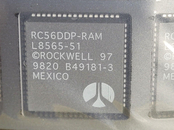 (1 PC) RC56DDP-RAM ROCKWELL SEMI. IC MODEM RAM CHIP PLCC-68 L8565-51