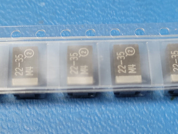 (25 PCS) 293D226X0035E2T VISHAY CAP TANT 22UF 10% 35V E CASE