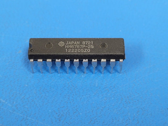 (1 PC) HM6787P-25 HITACHI Standard SRAM 64KX1 25ns BICMOS PDIP22