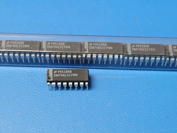 (10 PCS) DM74ALS174N NSC Flip Flop 1 Element D-Type 6 Bit Positive Edge 16-DIP