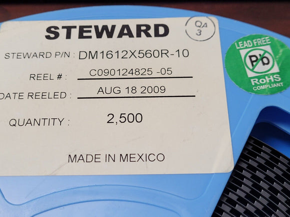 (100 pcs) DM1612X560R-10 LAIRD FERRITE BEAD 56 OHM 1612 1LN ROHS