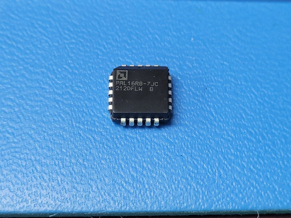 (1 PC) PAL16R8-7JC AMD OT PLD, 8ns, PAL-Type, TTL, PQCC20