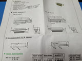 (5PCS) 982-21-109-201 D-SUB 9Pin Male Straight Round Pin DIP PCB Conn DB9M 2 Row