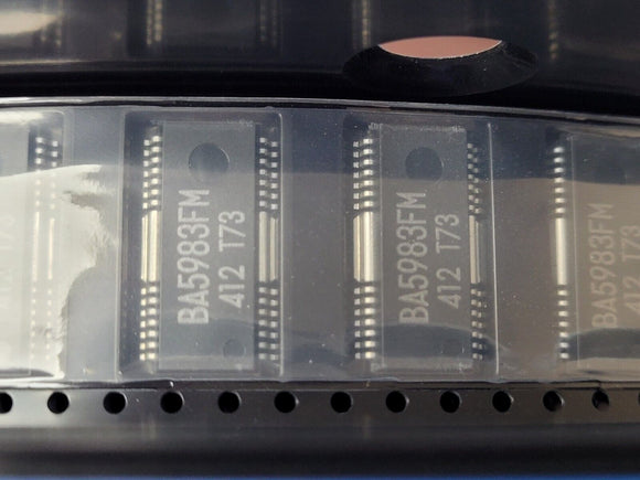 (2) BA5983FM-E2 Half Bridge 8 Driver DC Motors General Purpose Bipolar 28-HSOP-M