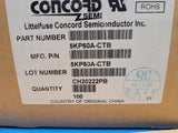 (5 PCS) 5KP60A LITTELFUSE 96.8V Clamp 52.7A Ipp Tvs Diode P600 Axial ROHS