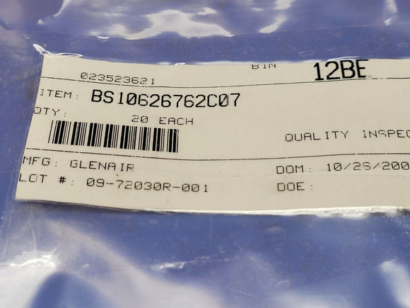 (1 PC) BS10626762C07 GLENAIR CONNECTORS
