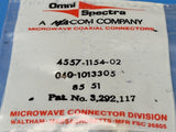 4557-1154-02 Blindmate Connector, Male, Panel Mount, Solder Terminal, Receptacle