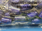 (10 PCS) ECA-2AM221 PANASONIC CAP ALUM 220UF 20% 100V RADIAL ROHS 85 °C