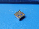 (4PCS) BOMAR CRYSTAL OSCILLATOR 37.0560MHz 3V SIZE 12.7 X 12.7 X 5.1 B19 SERIES