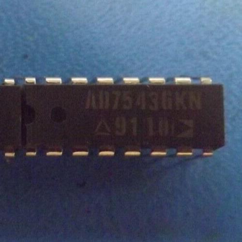 (1PC) AD7543GKN D/A Converter, 1 Func, Serial Input Loading, PDIP16