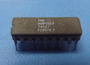(1PC) AMP01EX 1 Func, 80uV Offset-Max, 0.57MHz Band Width, BIPolar, CDIP18