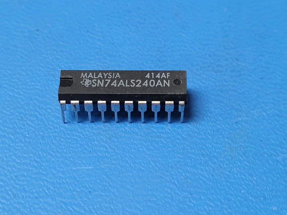 (10 PCS) SN74ALS240AN TI IC BUFFER INVERT 5.5V 20DIP