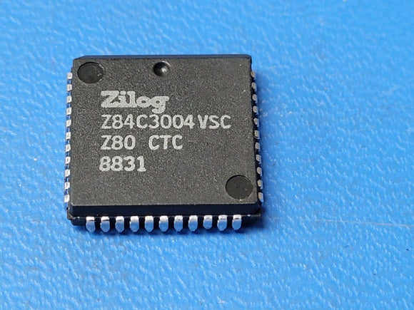(1 PC) Z84C3004VSC ZILOG Programmable Timer, 4 Timer(s), CMOS, PLCC44, 70.0 Cel