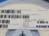 (4000PCS) C0805C681K5RACTU Cap Ceramic 680pF 50V X7R 10% Pad SMD 0805