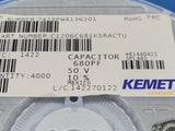 (100PCS) C1206C681K5RACTU Capacitor MLCC 50V 680pF X7R 1206 10%
