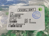 (500PCS) EL333GD LED Through Hole Green Diffused 570nm 20mcd