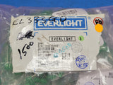 (500PCS) EL333GD LED Through Hole Green Diffused 570nm 20mcd