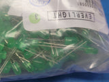 (500PCS) EL333GD LED Through Hole Green Diffused 570nm 20mcd
