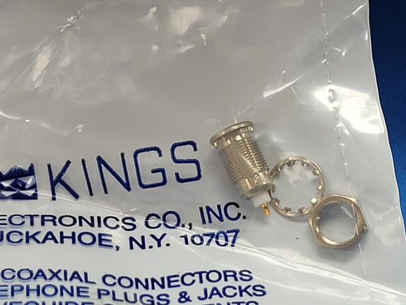 (1PC) 1074-1 RF COAXIAL CONNECTORS RCPT, BKHD, K-LOC