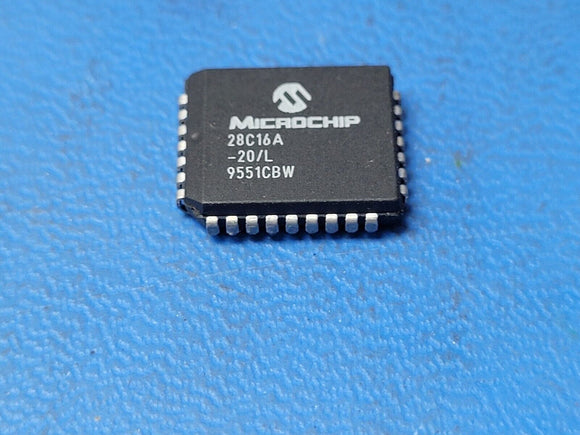 ( 10 PCS) 28C16A-20/L EEPROM, 16K Bit, 2KX8, 200ns, Parallel, CMOS, PLCC32