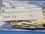 (24PCS) SM16ML110D70UK Standard Circular Contacts Trim Trio Pin Crimp 16 AWG