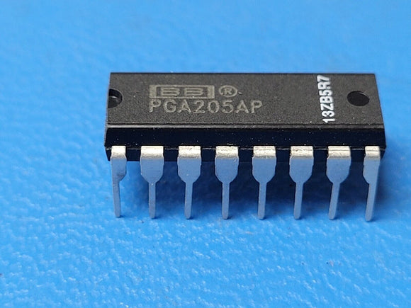 (1 pc) PGA205AP Burr-Brown INST Amp Single ±18V 16-Pin PDIP