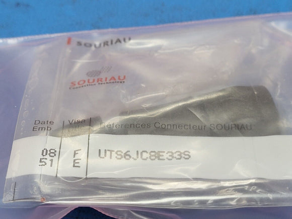 (1PC) UTS6JC8E33S 3 Position Circular Connector Plug, Female Sockets Solder Cup