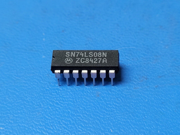 (10 PCS) SN74LS08N MOT AND Gate IC 4 Channel 14-PDIP