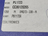 (5 PCS) DRQ73-330-R COOPER POWER INDUCTOR ARRAY 2 COIL 34.41UH SMD ROHS