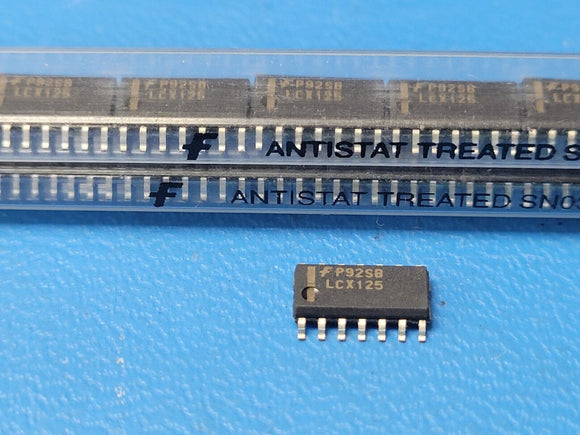 (10 PCS) 74LCX125M FSC Buffer/Line Driver 4-CH Non-Inverting 3-ST CMOS 14-SOIC