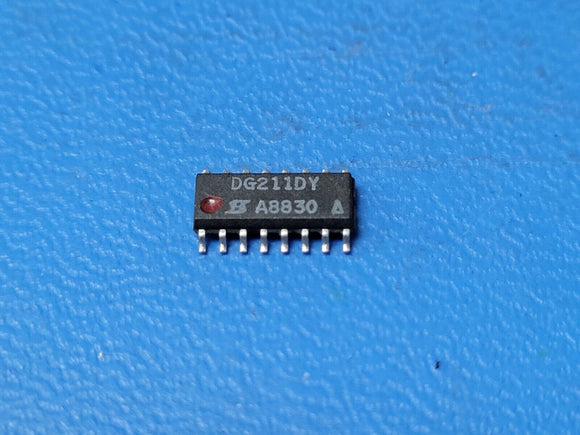 (2 PCS) DG211DY SILICONIX Analog Switch Quad SPST 16-Pin SOIC