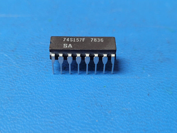 (1PC) 74S157F SIGNETICS Multiplexer 4-Func 2 Line Input 1 Line Output TTL CDIP16