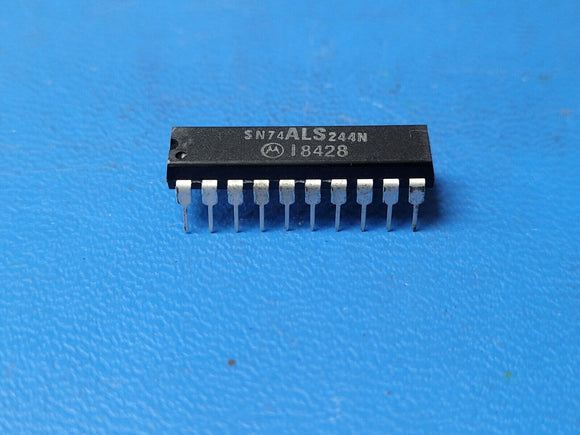 (2 PCS) SN74ALS244N MOT/TI Bus Driver 2-Func 4-Bit True Output TTL DIP20