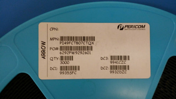 (2 PCS) PI49FCT807CTQ PERICOM Clock Fanout Buffer 10-OUT 20-Pin QSOP