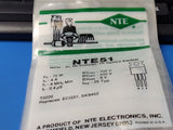 (2 PCS) NTE51 NTE TRANS NPN 400V 4A TO220