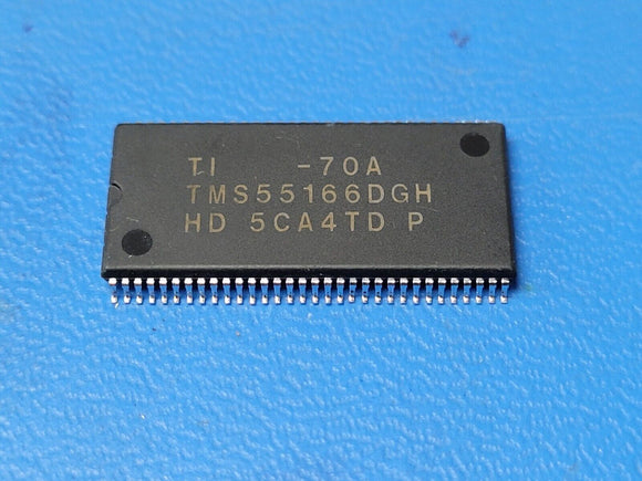 (1 PC) TMS55166-70ADGH TI VIDEO DRAM, 256KX16, 70NS EDO PDSO64