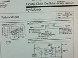 (4 PCS) NTH089B37.0560 SARONIX CLOCK OSCILATTOR 37.0560 1/2 SIZE DIP-8