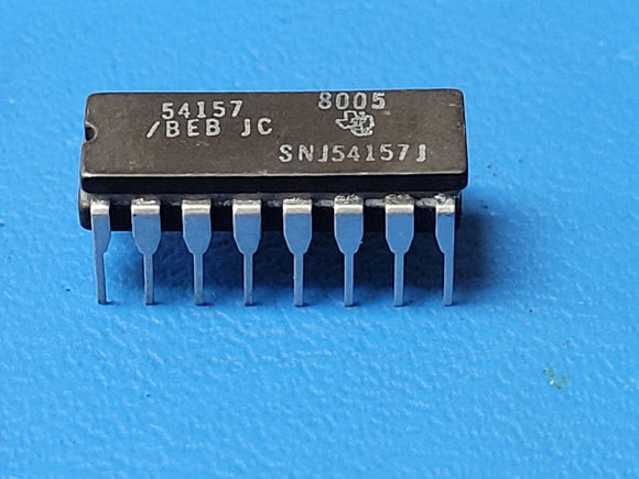 (1 PC) SNJ54157J TI Data Selector/Multiplexer 4 x 2:1 16-CDIP